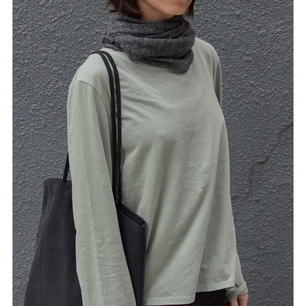 머듈 스카프 그레이