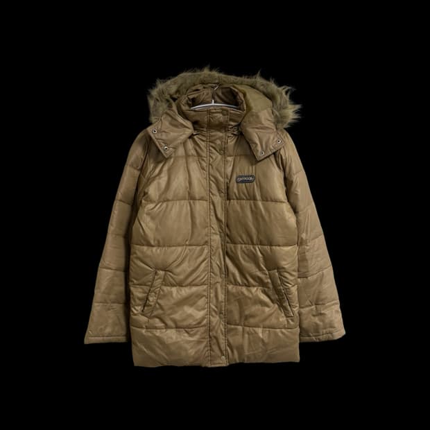 아웃도어 프로덕츠 퍼 후드 패딩 재킷