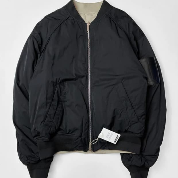 주카스페이스 22ss 리버시블 MA-1 블루종 자켓 PN5525