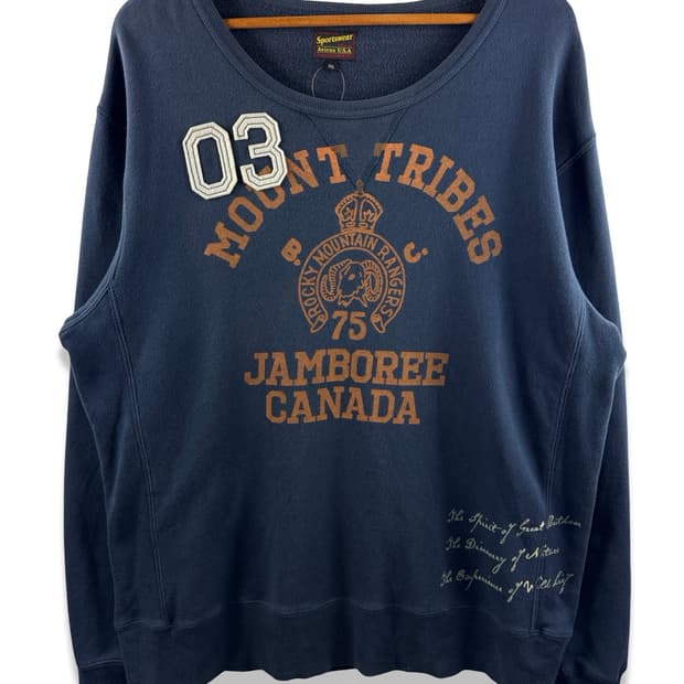 아비렉스 Y2K 아치로고 빅사이즈 스웻셔츠2891