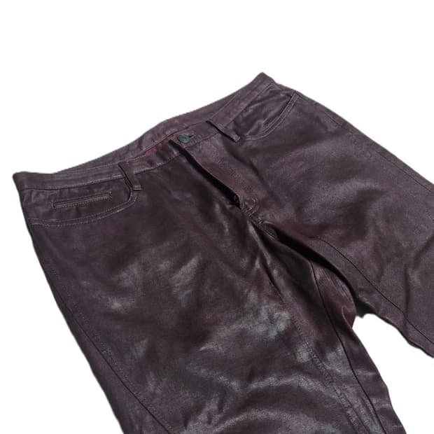 Jean paul gaultier burgundy pants 장폴고티에