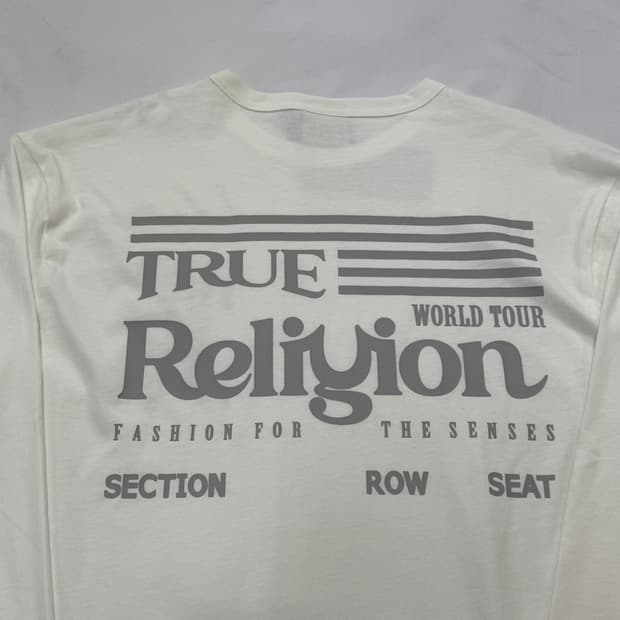 [새제품]트루릴리전 롱슬리브 화이트 L