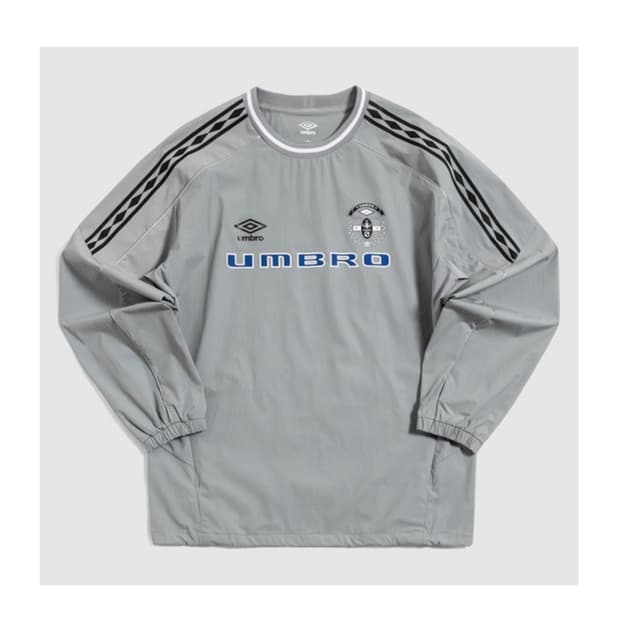 엄브로 우븐 맨투맨 (라이트 그레이)