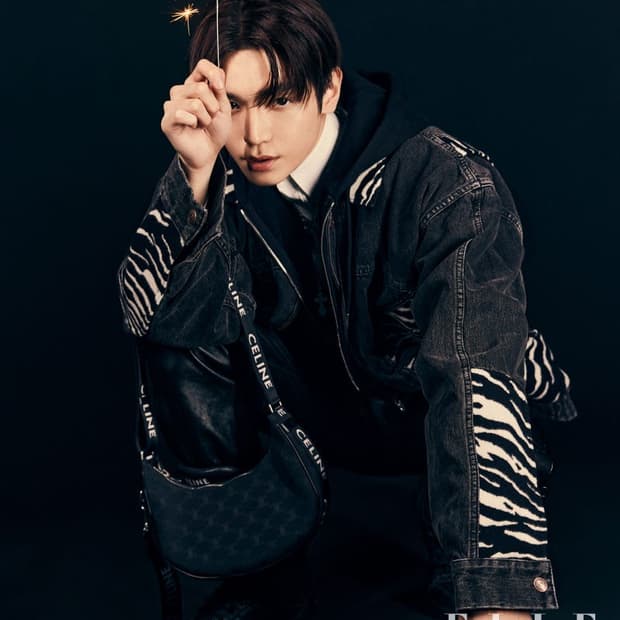 [NCT 태용님 착용] 셀린느 21AW 지브라 데님 자켓