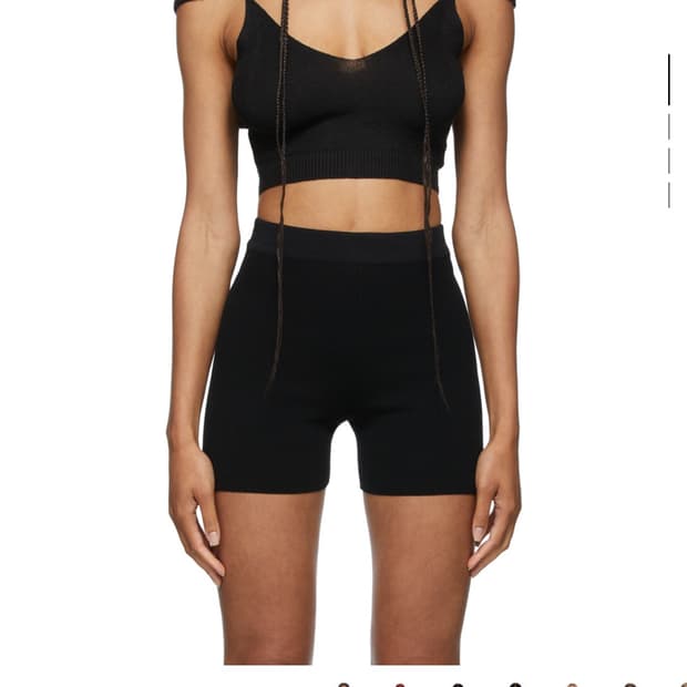 Jacquemus layered bra top xxs