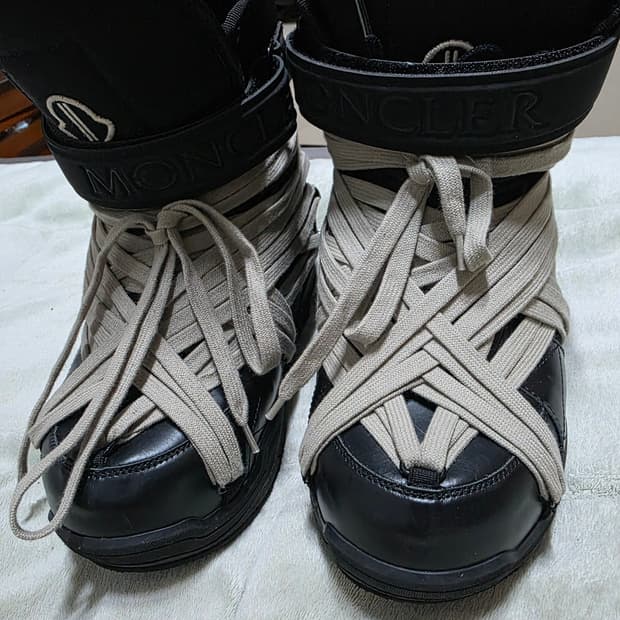 릭오웬스 몽클레어 엠버부츠