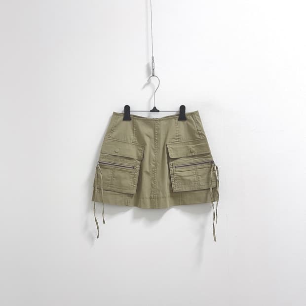 3ce 카고 미니 스커트