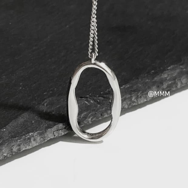 [Unisex] 올드머니 팬던트 목걸이 체인