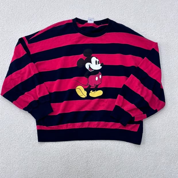 실측확인 디즈니 맨투맨 티셔츠 0306E