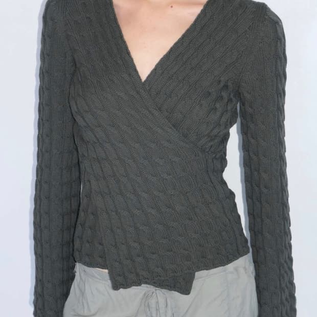 Paloma wool knit 팔로마울 발레리아 니트 카키