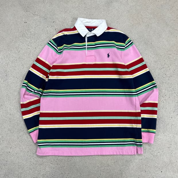 폴로 랄프로렌 아이코닉 럭비 셔츠 