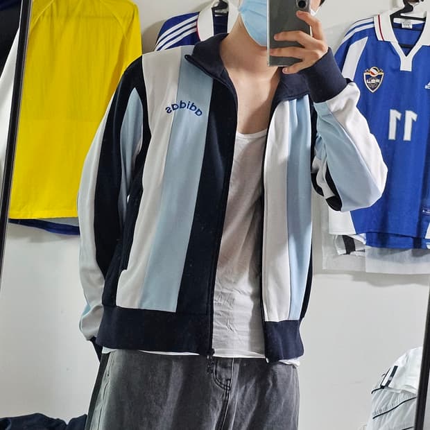 대장💙아디다스 배색 트레이닝 져지 오버핏 자켓