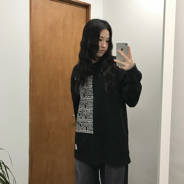 슈프림 Supreme Stacked L/S Top