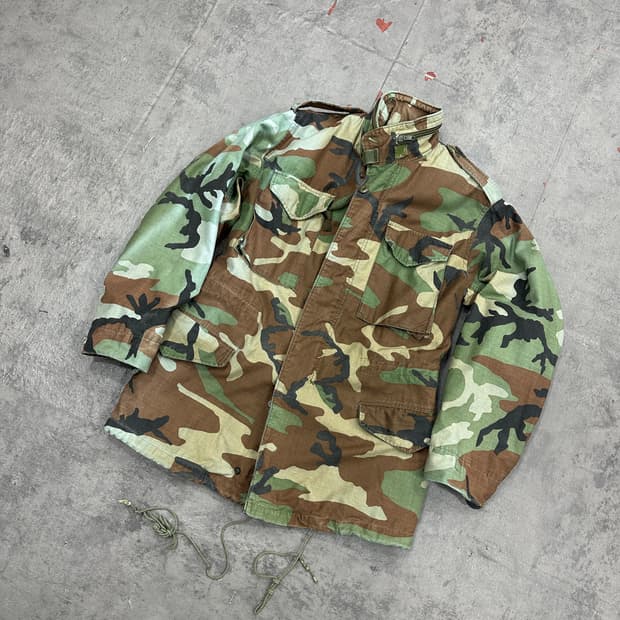 미군 카모플라주 밀리터리 야상