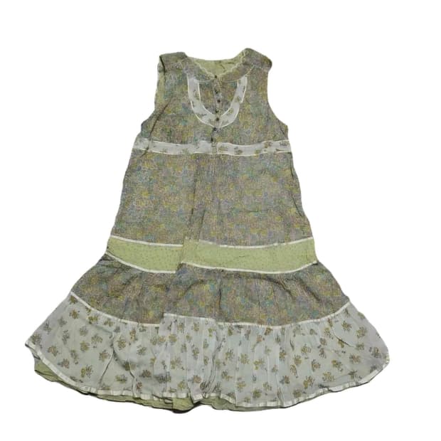 브랜드 불명, 연두색 시골원피스