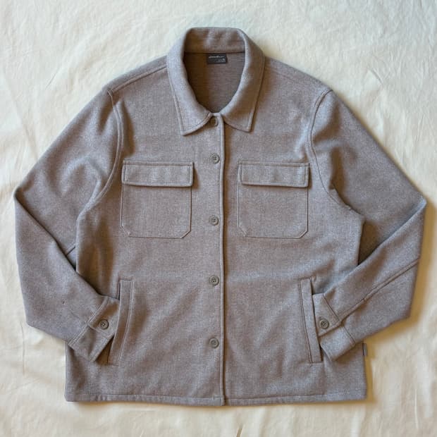 [102-105] Eddie Bauer 베이지 폴리레이온 자켓