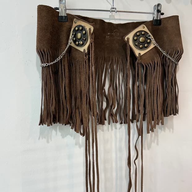 브라운 웨스턴 프린지 벨