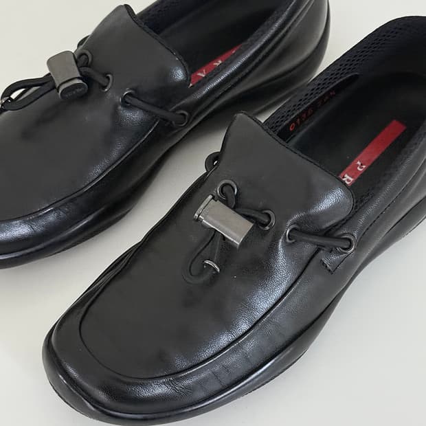 Prada Sports Toggle Loafers (235size)