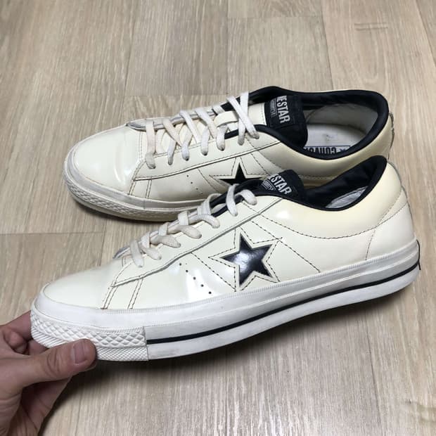 (270) 컨버스 CONVERSE 원스타 레더 한별 아이보리 에그렛270