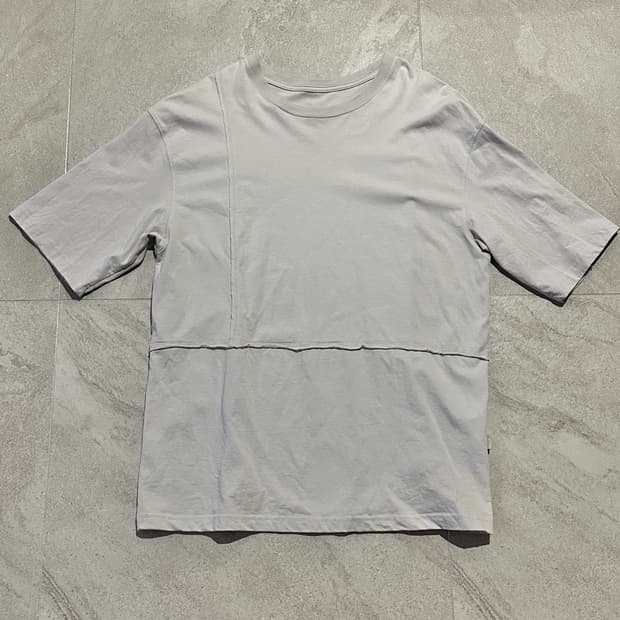 유스 반팔 티셔츠 그레이 L