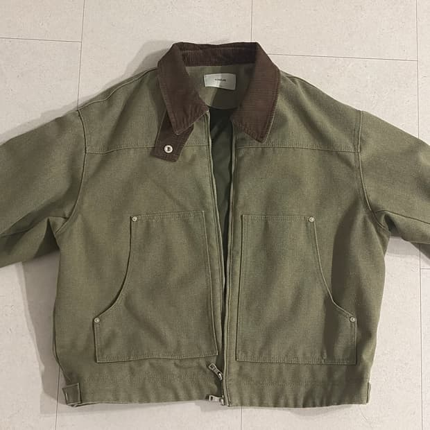 키뮤어 워크 자켓 올리브