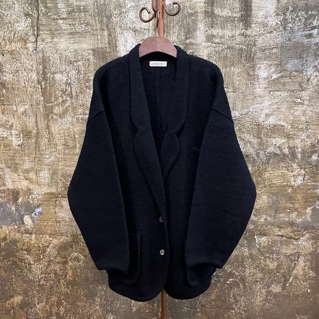 코르디에 펠트 울 가디건 자켓