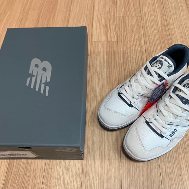 뉴발란스 550 화이트 빈티지 인디고