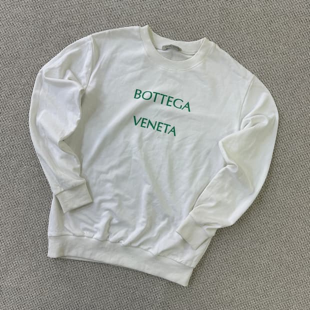 실측확인 빈티지 화이트 맨투맨 0423D