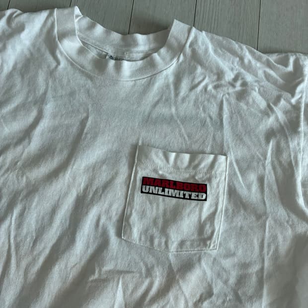 [XL] 90s 말보로 언리미티드 포켓 티셔츠