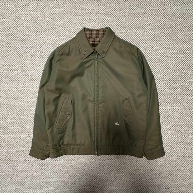 BURBERRY reversible wool jacket