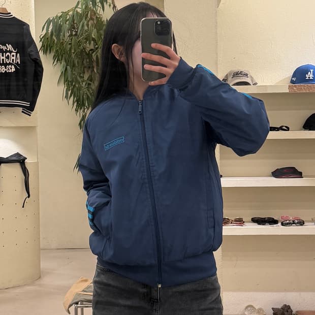 아디다스 오리지널스 트레포일 백로고 패딩 봄버 자켓 U464