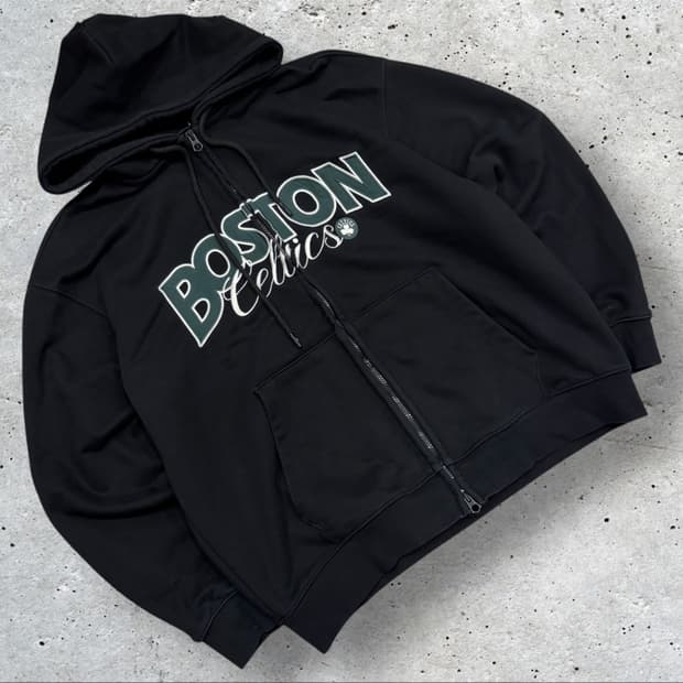 [2XL] NBA 보스턴 셀틱스 블랙 후드집업 B888