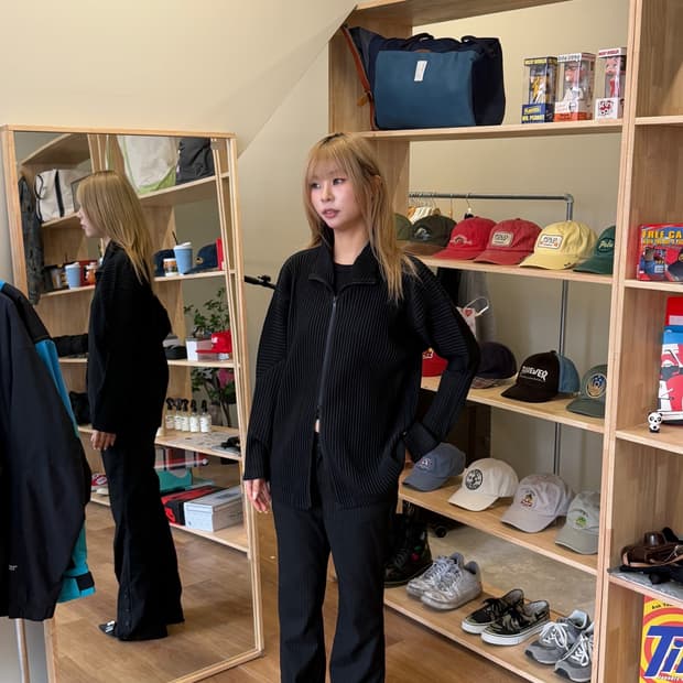 이세이 미야케 플리츠 플리즈 집업