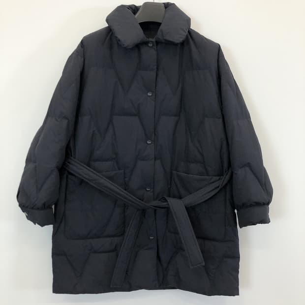 써스데이아일랜드 벨티드 퀄팅 구스다운점퍼 S