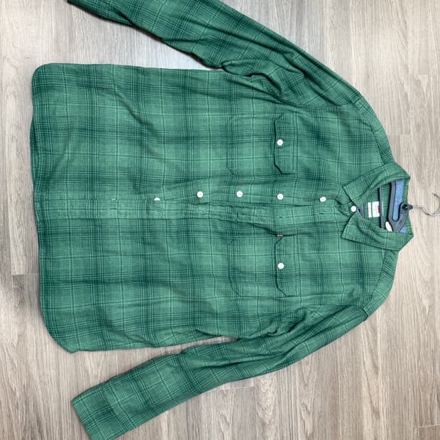 리바이스 플란넬 셔츠 L 그린