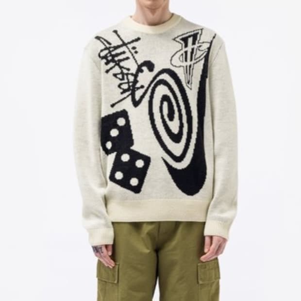 [L]나이키 x 스투시 NRG 니트 스웨터 파슬