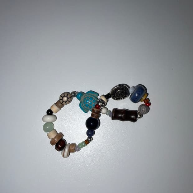 빈티지 비즈 팔찌 / b sea bracele