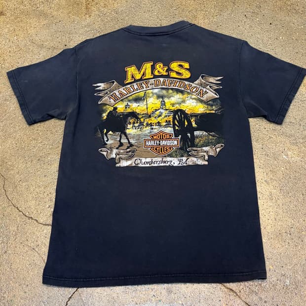 06s Made in USA 미국 빈티지 할리데이비슨 반팔티