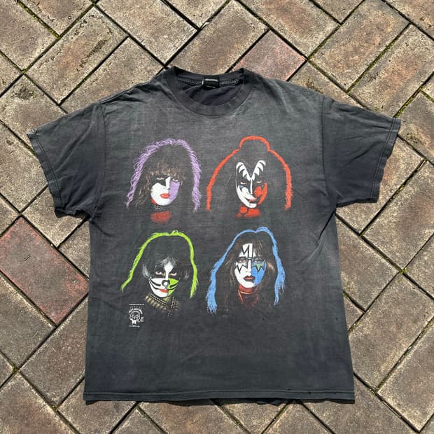 KISS 키스 밴드티 xl