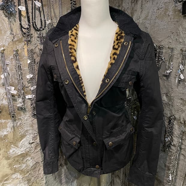 DENIM&SUPPLY  Leopard jacket