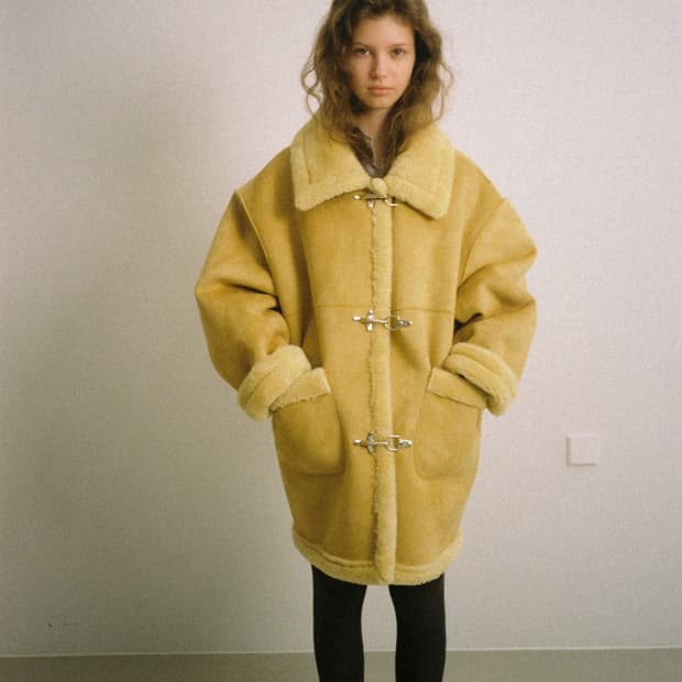 스무드무드 노르웨이 시어링 무스탕 자켓