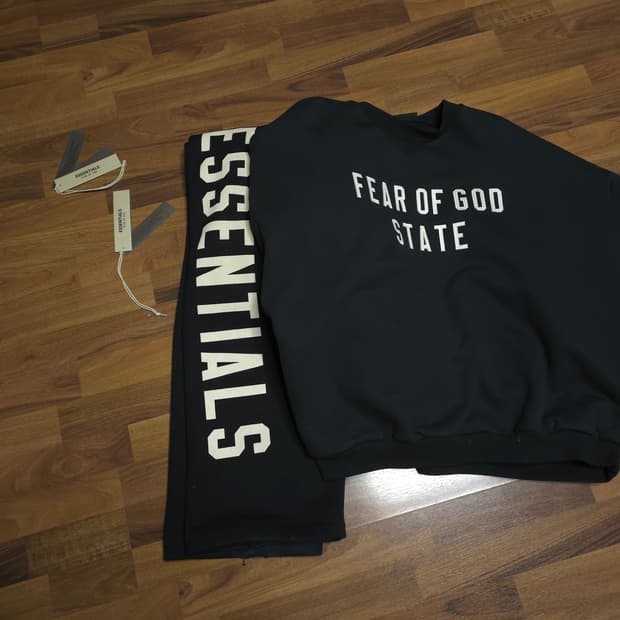 [셋업]24FW피어오브갓에센셜 플리스 스웻셔츠/팬츠