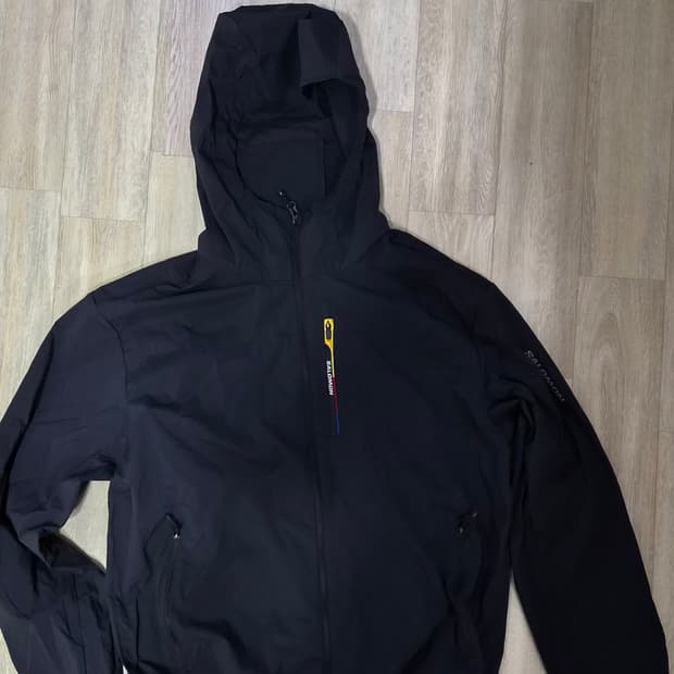 XXL 살로몬 모디세이 윈드쉘 자켓 블랙