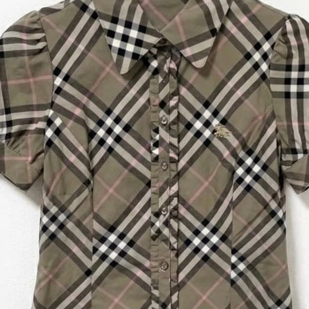 버버리 희귀매물 블루라벨 셔츠 