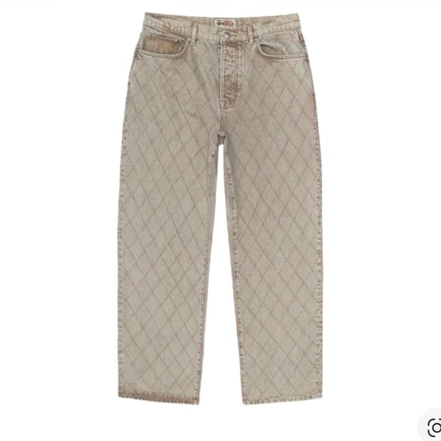 스투시빅올진퀄티드데님