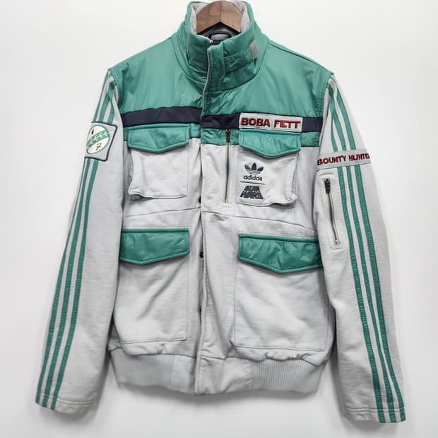 아디다스 스타워즈 보바펫 테크자켓