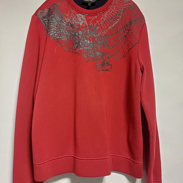 엠포리오 아르마니 L 레이온 100% 독수리 맨투맨