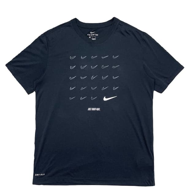 NIKE 멀티 스우시 드라이핏 반팔 L