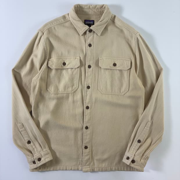 Patagonia 파타고니아 오가닉 코튼 2포켓 크림 셔츠