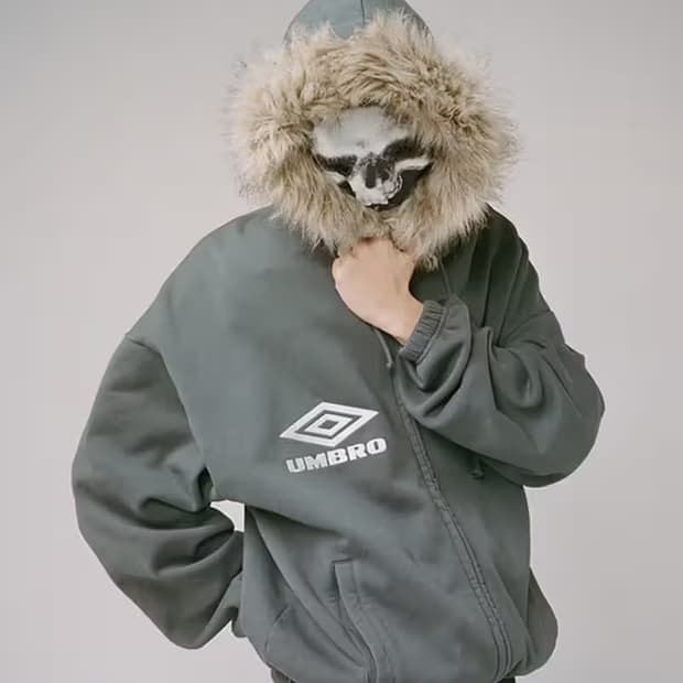 엄브로 슬램잼 umbro slam jam 퍼 후드집업 xl